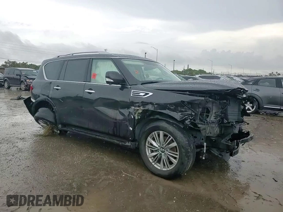 2018 Infiniti QX80 with VIN JN8AZ2NF0J9663296, listed as a Copart auction lot 74914604 with Not Provided miles and Non Repairable. Bid and sale history available at carsss.com. Image 12.