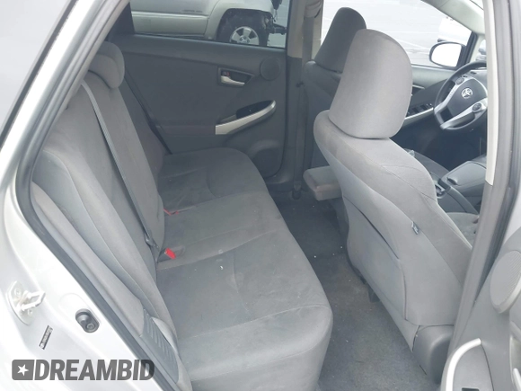 2011 Toyota Prius I with VIN JTDKN3DU7B0323019, listed as a IAAI auction lot 42009507 with 282,412 mi miles. Bid and sale history available at carsss.com. Image 8.