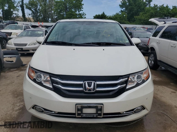 2015 Honda Odyssey Touring Elite с VIN 5FNRL5H98FB071942, выставлен на аукционе Copart как лот 57132464 с пробегом 148 015 миль миль и Списание • Salvage title. История ставок и продаж доступна на DreamBid. Изображение 5.