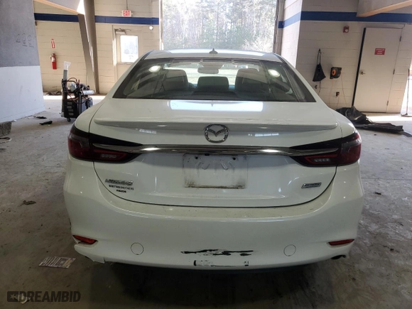 2018 Mazda Mazda6 Grand Touring Reserve with VIN JM1GL1WY1J1317743, listed as a Copart auction lot 46672825 with 40,843 mi miles and Salvage Title. Bid and sale history available at carsss.com. Image 6.