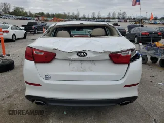 2015 Kia Optima LX with VIN KNAGM4A73F5572274, listed as a Copart auction lot 50986475 with 108,619 mi miles and Salvage Title. Bid and sale history available at carsss.com. Image 6.