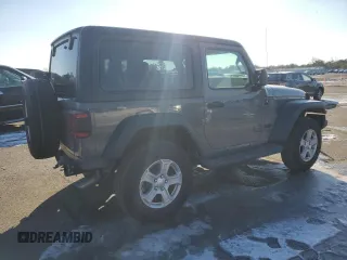 2021 Jeep Wrangler 80th Anniversary with VIN 1C4GJXAN8MW666671, listed as a Copart auction lot 89151305 with 22,628 mi miles and Salvage Title. Bid and sale history available at DreamBid. Image 3.