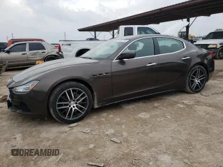 2017 Maserati Ghibli S Q4 with VIN ZAM57RTL6H1199004, listed as a Copart auction lot 46513193 with 53,767 mi miles. Bid and sale history available at carsss.com. Image 1.
