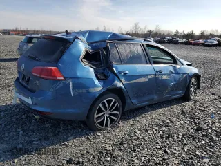 2017 Volkswagen Golf SportWagen S with VIN 3VW017AU0HM532748, listed as a Copart auction lot 48726495 with 0 mi miles and Non Repairable. Bid and sale history available at carsss.com. Image 3.