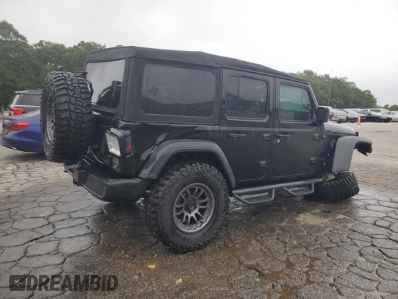 2023 Jeep Wrangler Sport with VIN 1C4HJXDN9PW638737, listed as a Copart auction lot 71367284 with 12,054 mi miles and Salvage Title. Bid and sale history available at DreamBid. Image 3.