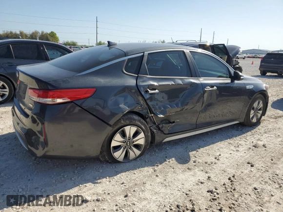 2017 Kia Optima with VIN KNAGT4LE3H5017312, listed as a Copart auction lot 50139295 with 137,106 mi miles and Salvage title. Bid and sale history available at DreamBid. Image 3.