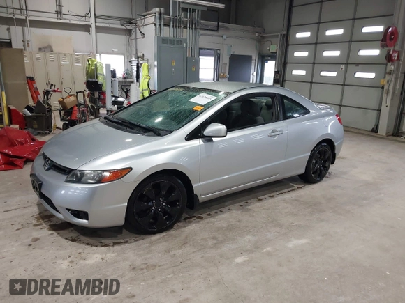 2008 Honda Civic Cpe LX with VIN 2HGFG12678H516278, listed as a IAAI auction lot 42028605 with 100,391 mi miles. Bid and sale history available at carsss.com. Image 17.