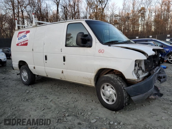 2008 Ford Econoline Cargo Commercial with VIN 1FTNE24W58DA04003, listed as a Copart auction lot 83749744 with 210,905 mi miles and Salvage title. Bid and sale history available at DreamBid. Image 4.
