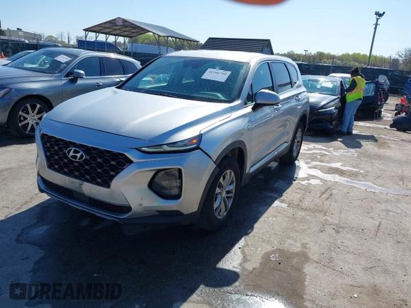 2019 Hyundai Santa Fe SE with VIN 5NMS23AD3KH030862, listed as a IAAI auction lot 41946700 with 198,264 mi miles. Bid and sale history available at carsss.com. Image 19.