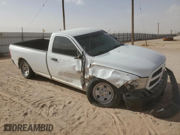 2018 Ram 1500 Tradesman z VIN 3C6JR7DG2JG322475, wystawiony jako Copart lot #47299175 z przebiegiem 65 099 mil mil oraz Szkoda całkowita • Salvage title. Historia ofert i sprzedaży dostępna na DreamBid. Obrazek 4.