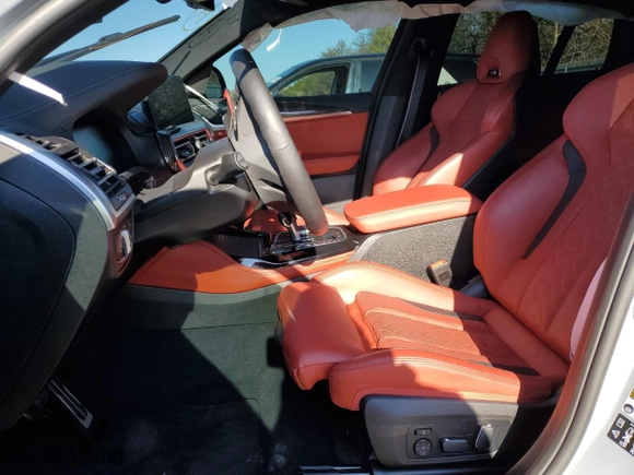 2024 BMW X4 M with VIN 5YM23EC01R9W18369, listed as a Copart auction lot 82886254 with NaN miles and Salvage Title. Bid and sale history available at carsss.com. Image 7.