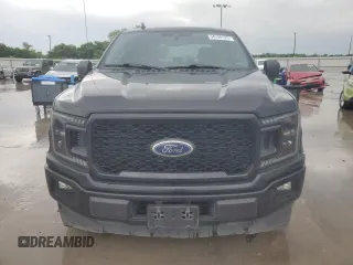 2020 Ford F-150 XL with VIN 1FTEW1CP6LFB32989, listed as a Copart auction lot 54590185 with 51,254 mi miles and Salvage Title. Bid and sale history available at DreamBid. Image 5.