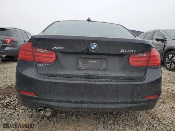 2014 BMW 3 Series 328i xDrive with VIN WBA3B5C51EP539816, listed as a Copart auction lot 47969265 with 51,339 mi miles and Salvage Title. Bid and sale history available at carsss.com. Image 6.