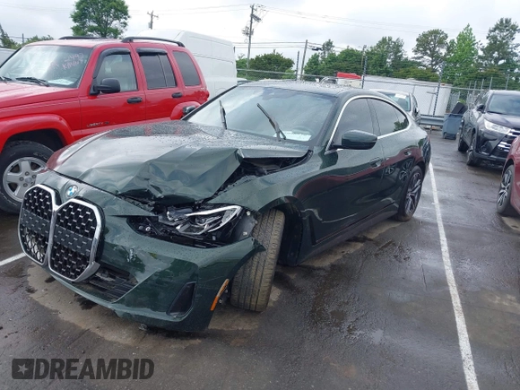 2023 BMW 4 Series 430i z VIN WBA63AV09PFN78926, wystawiony jako IAAI lot #42098820 z przebiegiem Nie podano mil oraz . Historia ofert i sprzedaży dostępna na DreamBid. Obrazek 2.