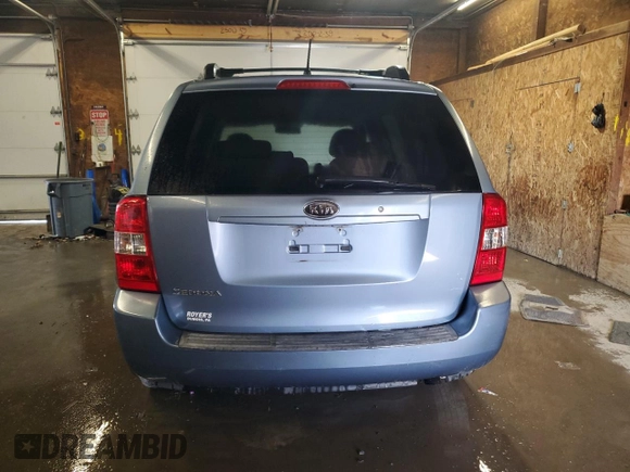 2008 Kia Sedona with VIN KNDMB133586267571, listed as a Copart auction lot 72355994 with 0 mi miles and Salvage Title. Bid and sale history available at carsss.com. Image 6.
