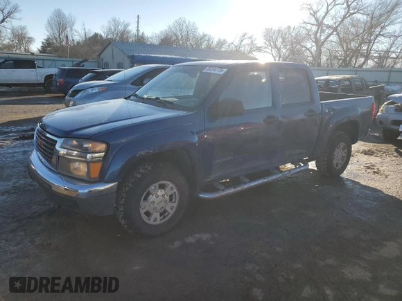 2005 GMC Canyon 1SF SLE Z71 with VIN 1GTDT136558206065, listed as a Copart auction lot 89204775 with 221,035 mi miles and Salvage Title. Bid and sale history available at carsss.com. Image 1.