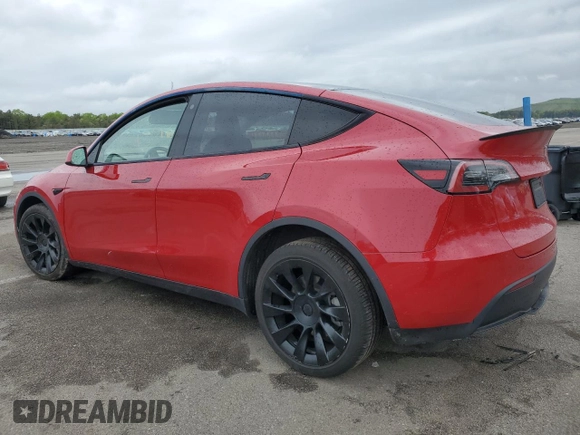 2022 Tesla Model Y Long Range z VIN 7SAYGDEE5NF388428, wystawiony jako Copart lot #56671385 z przebiegiem 17 250 mil mil oraz Szkody całkowita. Historia ofert i sprzedaży dostępna na DreamBid. Obrazek 2.
