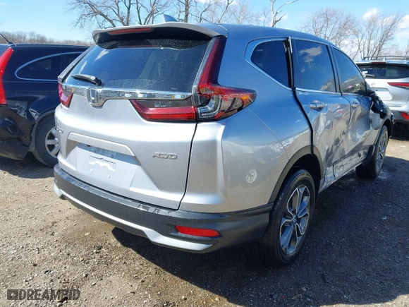 2022 Honda CR-V EX-L with VIN 7FARW2H86NE002084, listed as a IAAI auction lot 41863202 with 42,241 mi miles. Bid and sale history available at carsss.com. Image 4.