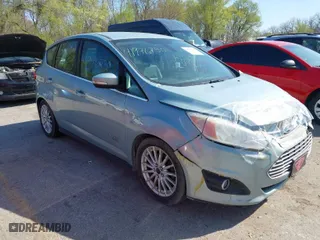 2013 Ford C-Max Energi SEL with VIN 1FADP5CU9DL556875, listed as a IAAI auction lot 41976730 with 199,557 mi miles. Bid and sale history available at carsss.com. Image 1.