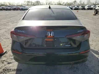 2025 Honda Civic Sedan Hybrid Sport with VIN 2HGFE4F88SH322529, listed as a Copart auction lot 49865135 with 11,007 mi miles and Salvage Title. Bid and sale history available at carsss.com. Image 6.