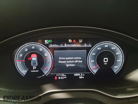 2024 Audi Q5 Sportback S line Prestige with VIN WA16AAFY1R2035846, listed as a Copart auction lot 56561145 with 11,118 mi miles and Salvage title. Bid and sale history available at DreamBid. Image 9.