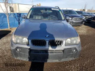 2005 BMW X3 3.0i with VIN WBXPA93425WA31985, listed as a Copart auction lot 46580035 with 375,558 mi miles and Clean Title. Bid and sale history available at carsss.com. Image 5.