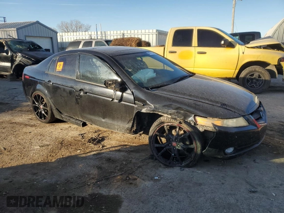 2008 Acura TL with VIN 19UUA66288A042126, listed as a Copart auction lot 84247284 with 0 mi miles and Salvage Title. Bid and sale history available at carsss.com. Image 4.