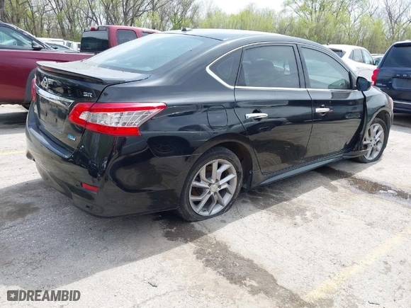 2014 Nissan Sentra SV with VIN 3N1AB7AP9EY298826, listed as a IAAI auction lot 42003429 with 97,835 mi miles. Bid and sale history available at carsss.com. Image 4.