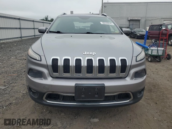2014 Jeep Cherokee Limited with VIN 1C4PJLDS0EW241327, listed as a Copart auction lot 59440245 with 73,623 mi miles and Salvage title. Bid and sale history available at DreamBid. Image 5.