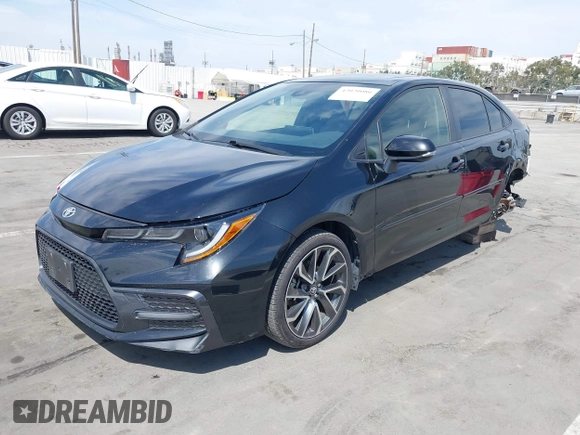 2020 Toyota Corolla XSE with VIN JTDT4RCE2LJ041435, listed as a IAAI auction lot 42020086 with 38,652 mi miles. Bid and sale history available at carsss.com. Image 19.