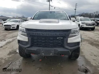2022 Chevrolet Colorado 4WD ZR2 with VIN 1GCGTEEN2N1186097, listed as a Copart auction lot 43480655 with 45,379 mi miles and Salvage Title. Bid and sale history available at carsss.com. Image 5.