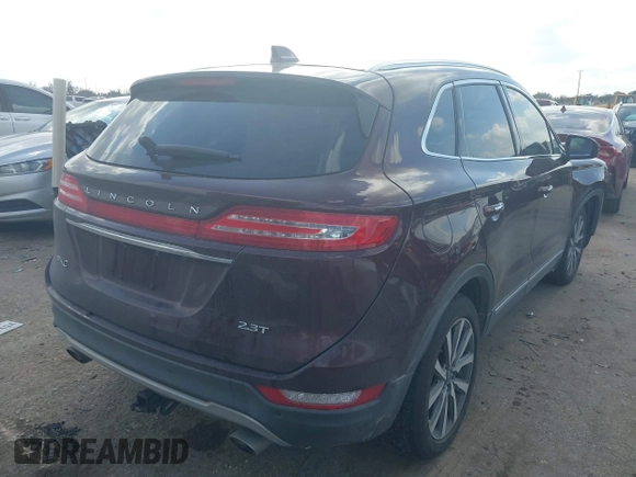 2019 Lincoln MKC Reserve with VIN 5LMTJ3DH3KUL00342, listed as a IAAI auction lot 41498827 with 79,331 mi miles. Bid and sale history available at carsss.com. Image 4.