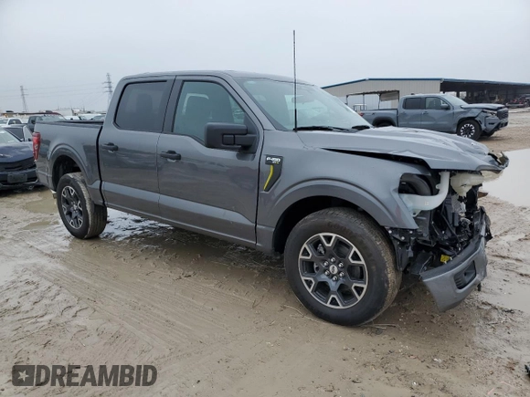 2024 Ford F-150 STX with VIN 1FTEW2KP8RKE37496, listed as a Copart auction lot 88336225 with 1,780 mi miles and Salvage Title. Bid and sale history available at carsss.com. Image 5.