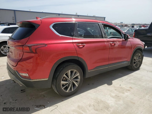 2020 Hyundai Santa Fe Limited with VIN 5NMS53AD7LH293316, listed as a Copart auction lot 49609505 with 7,352 mi miles and Salvage Title. Bid and sale history available at carsss.com. Image 3.