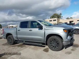 2024 Chevrolet Silverado 1500 Custom with VIN 1GCPABEK7RZ239913, listed as a IAAI auction lot 41631620 with 6,048 mi miles and . Bid and sale history available at DreamBid. Image 13.