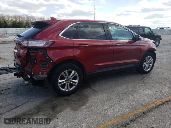 2015 Ford Edge SEL with VIN 2FMTK4J85FBC03634, listed as a Copart auction lot 52399625 with 92,127 mi miles and Salvage Title. Bid and sale history available at carsss.com. Image 3.