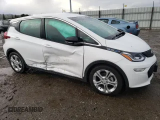 2020 Chevrolet Bolt EV LT with VIN 1G1FY6S02L4128863, listed as a Copart auction lot 43261433 with 18,594 mi miles. Bid and sale history available at carsss.com. Image 4.