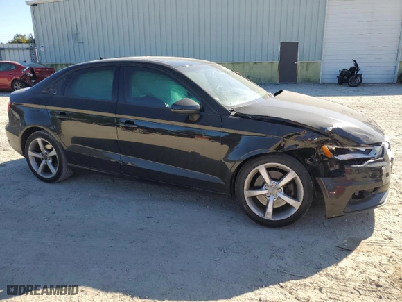 2015 Audi A3 1.8T Premium with VIN WAUACGFF3F1001840, listed as a Copart auction lot 75008654 with 125,596 mi miles and Salvage Title. Bid and sale history available at carsss.com. Image 4.