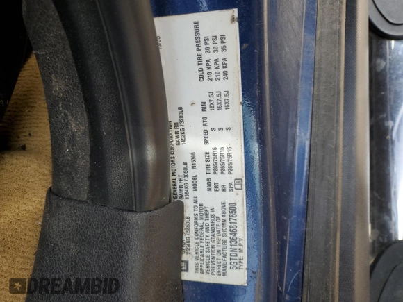 2006 Hummer H3 with VIN 5GTDN136468176500, listed as a Copart auction lot 55115135 with Not Provided miles and Salvage Title. Bid and sale history available at DreamBid. Image 13.