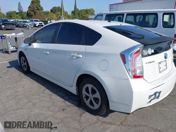 2014 Toyota Prius Four with VIN JTDKN3DU3E0367913, listed as a IAAI auction lot 42768446 with 167,408 mi miles and . Bid and sale history available at DreamBid. Image 3.