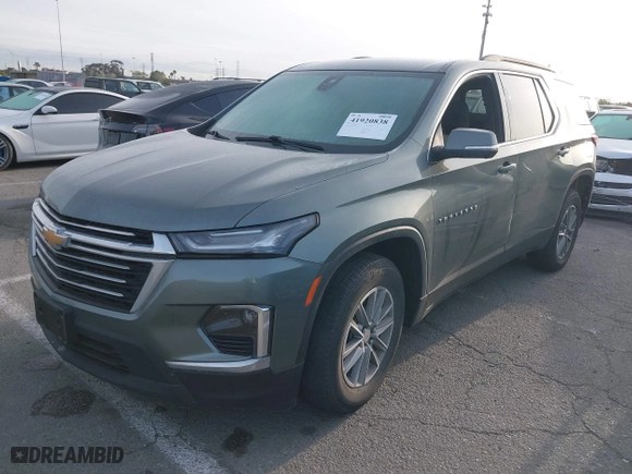 2022 Chevrolet Traverse LT Cloth with VIN 1GNEVGKWXNJ125081, listed as a IAAI auction lot 41920838 with 45,481 mi miles. Bid and sale history available at carsss.com. Image 17.