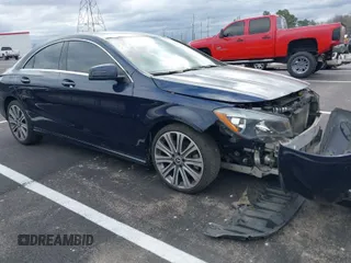2018 Mercedes-Benz CLA with VIN WDDSJ4EB1JN570672, listed as a IAAI auction lot 41840240 with 95,481 mi miles. Bid and sale history available at carsss.com. Image 1.