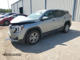 2024 GMC Terrain SLE z VIN 3GKALMEG4RL235773, wystawiony jako Copart lot #58016375 z przebiegiem 14 431 mil mil oraz Nie do naprawy • Non repairable. Historia ofert i sprzedaży dostępna na DreamBid. Obrazek 1.