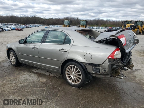 2008 Mercury Milan Premier with VIN 3MEHM081X8R602631, listed as a Copart auction lot 86827834 with 81,923 mi miles and Non repairable. Bid and sale history available at DreamBid. Image 2.