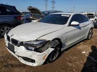 2019 BMW 4 Series 430i with VIN WBA4W3C59KAF92651, listed as a Copart auction lot 55032985 with 80,706 mi miles and Salvage title. Bid and sale history available at DreamBid. Image 1.