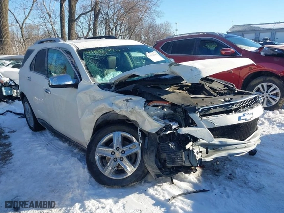 2015 Chevrolet Equinox LTZ with VIN 1GNFLHEK0FZ123691, listed as a IAAI auction lot 41332346 with 213,256 mi miles. Bid and sale history available at carsss.com. Image 1.
