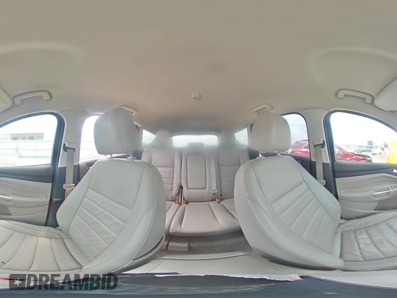 2015 Ford Escape Titanium with VIN 1FMCU0J92FUC42929, listed as a Copart auction lot 59863845 with 226,265 mi miles and Salvage title. Bid and sale history available at DreamBid. Image 15.