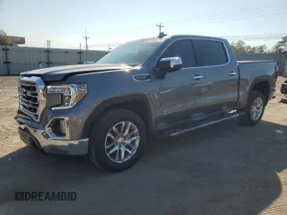 2022 GMC Sierra 1500 Limited SLT with VIN 3GTU9DEDXNG115203, listed as a Copart auction lot 75834754 with 16,994 mi miles and Salvage Title. Bid and sale history available at carsss.com. Image 1.