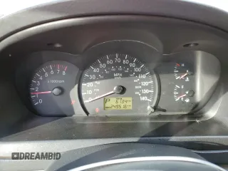 2005 Kia Spectra with VIN KNAFE162255129620, listed as a Copart auction lot 86822464 with 249,516 mi miles and Salvage Title. Bid and sale history available at carsss.com. Image 9.