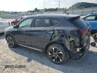 2020 Hyundai Tucson Sport with VIN KM8J3CAL2LU273598, listed as a Copart auction lot 59100775 with 77,954 mi miles and Salvage title. Bid and sale history available at DreamBid. Image 2.